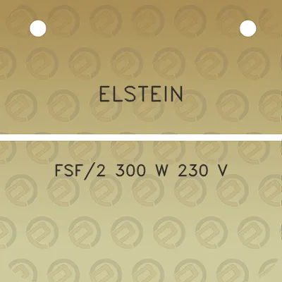 elstein-fsf2-300-w-230-v