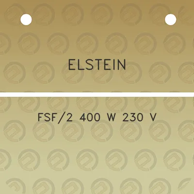 elstein-fsf2-400-w-230-v