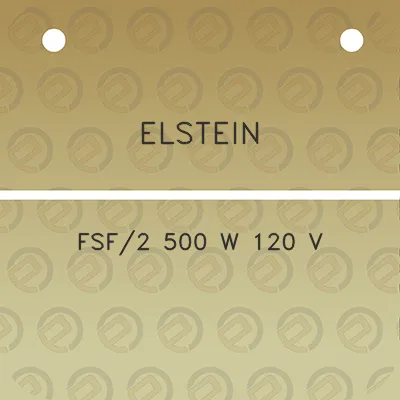 elstein-fsf2-500-w-120-v