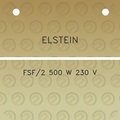 elstein-fsf2-500-w-230-v