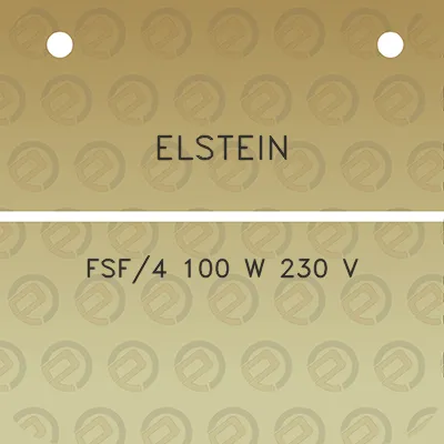 elstein-fsf4-100-w-230-v