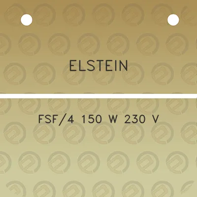 elstein-fsf4-150-w-230-v