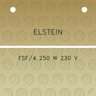 elstein-fsf4-250-w-230-v