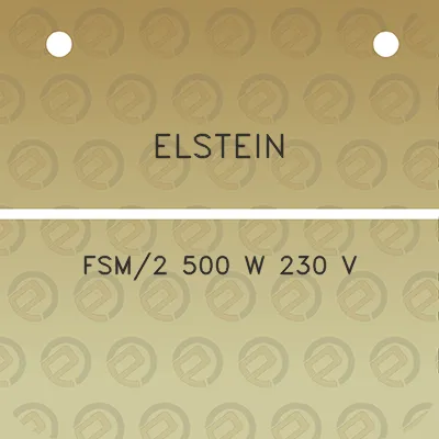 elstein-fsm2-500-w-230-v