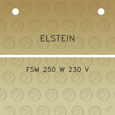 elstein-fsm-250-w-230-v