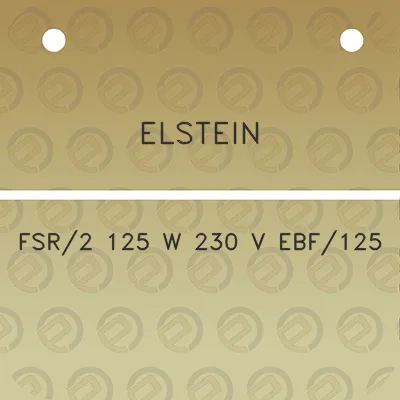 elstein-fsr2-125-w-230-v-ebf125