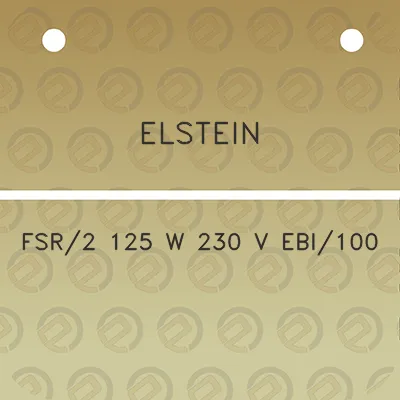 elstein-fsr2-125-w-230-v-ebi100