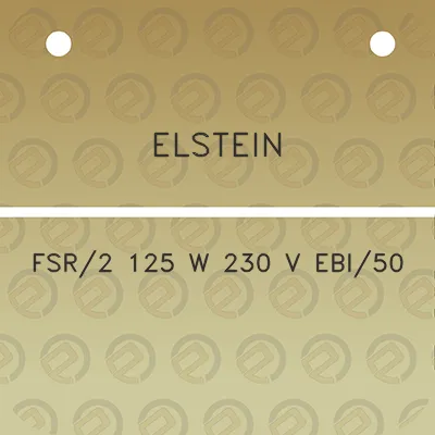 elstein-fsr2-125-w-230-v-ebi50