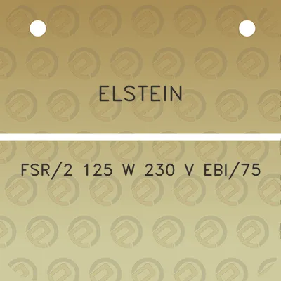 elstein-fsr2-125-w-230-v-ebi75