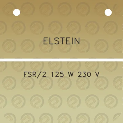 elstein-fsr2-125-w-230-v