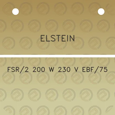 elstein-fsr2-200-w-230-v-ebf75