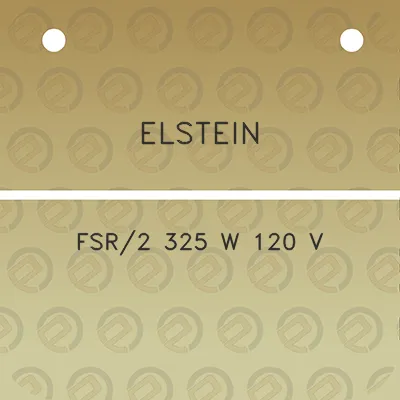 elstein-fsr2-325-w-120-v