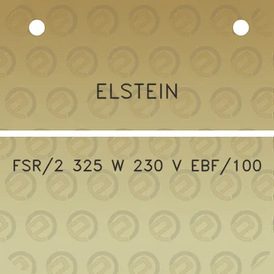 elstein-fsr2-325-w-230-v-ebf100