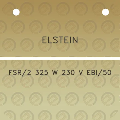 elstein-fsr2-325-w-230-v-ebi50