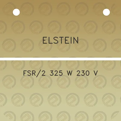 elstein-fsr2-325-w-230-v