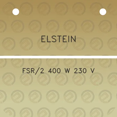 elstein-fsr2-400-w-230-v