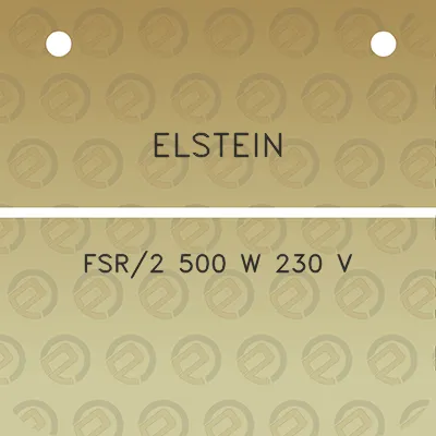 elstein-fsr2-500-w-230-v