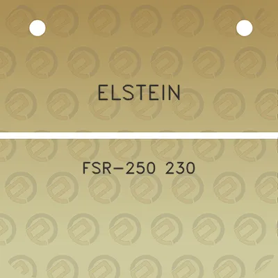 elstein-fsr-250-230