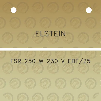 elstein-fsr-250-w-230-v-ebf25