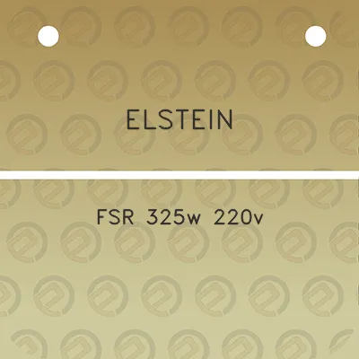 elstein-fsr-325w-220v