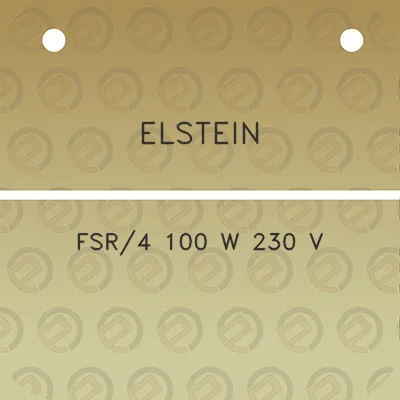 elstein-fsr4-100-w-230-v