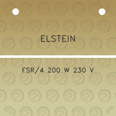 elstein-fsr4-200-w-230-v