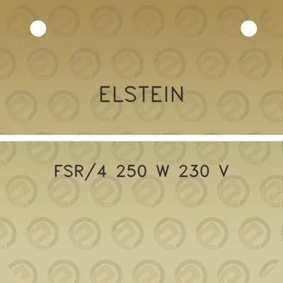 elstein-fsr4-250-w-230-v