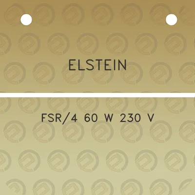 elstein-fsr4-60-w-230-v