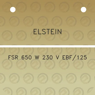 elstein-fsr-650-w-230-v-ebf125