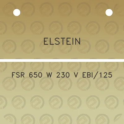 elstein-fsr-650-w-230-v-ebi125