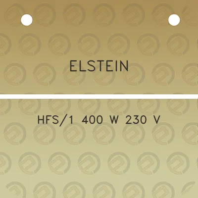 elstein-hfs1-400-w-230-v