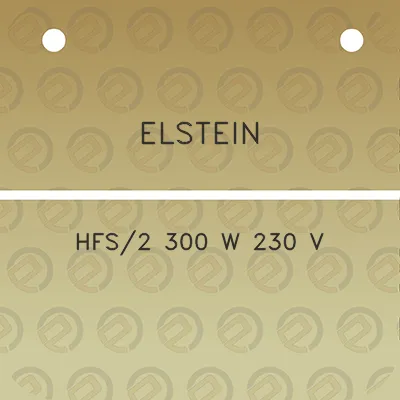 elstein-hfs2-300-w-230-v