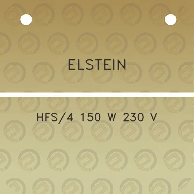 elstein-hfs4-150-w-230-v