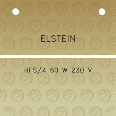 elstein-hfs4-60-w-230-v