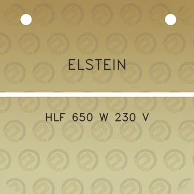 elstein-hlf-650-w-230-v