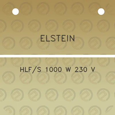 elstein-hlfs-1000-w-230-v