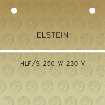 elstein-hlfs-250-w-230-v