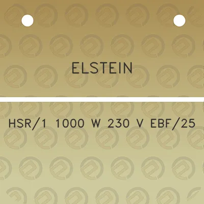 elstein-hsr1-1000-w-230-v-ebf25