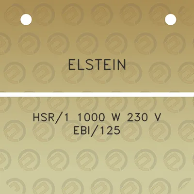 elstein-hsr1-1000-w-230-v-ebi125