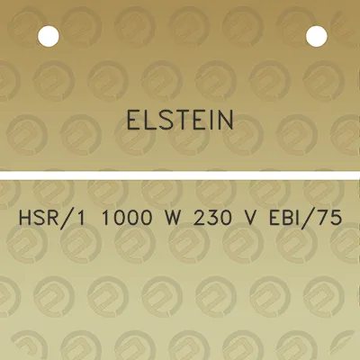 elstein-hsr1-1000-w-230-v-ebi75