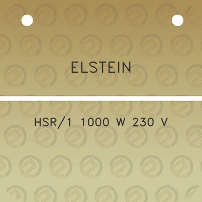 elstein-hsr1-1000-w-230-v