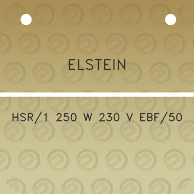 elstein-hsr1-250-w-230-v-ebf50