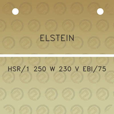 elstein-hsr1-250-w-230-v-ebi75