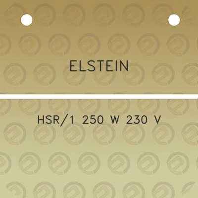 elstein-hsr1-250-w-230-v