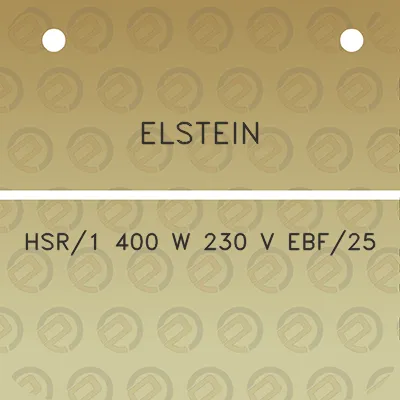 elstein-hsr1-400-w-230-v-ebf25