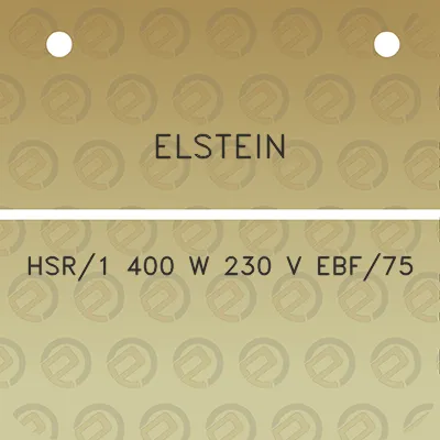 elstein-hsr1-400-w-230-v-ebf75