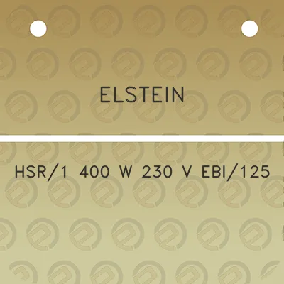 elstein-hsr1-400-w-230-v-ebi125