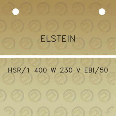 elstein-hsr1-400-w-230-v-ebi50