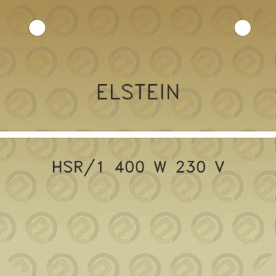 elstein-hsr1-400-w-230-v