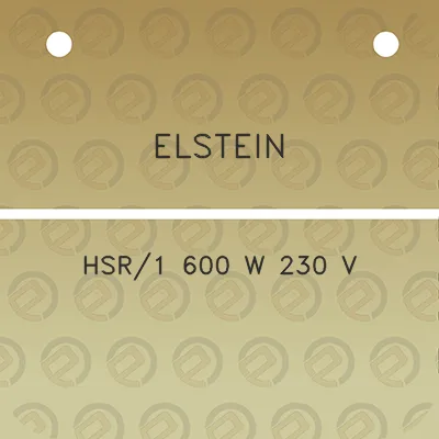 elstein-hsr1-600-w-230-v